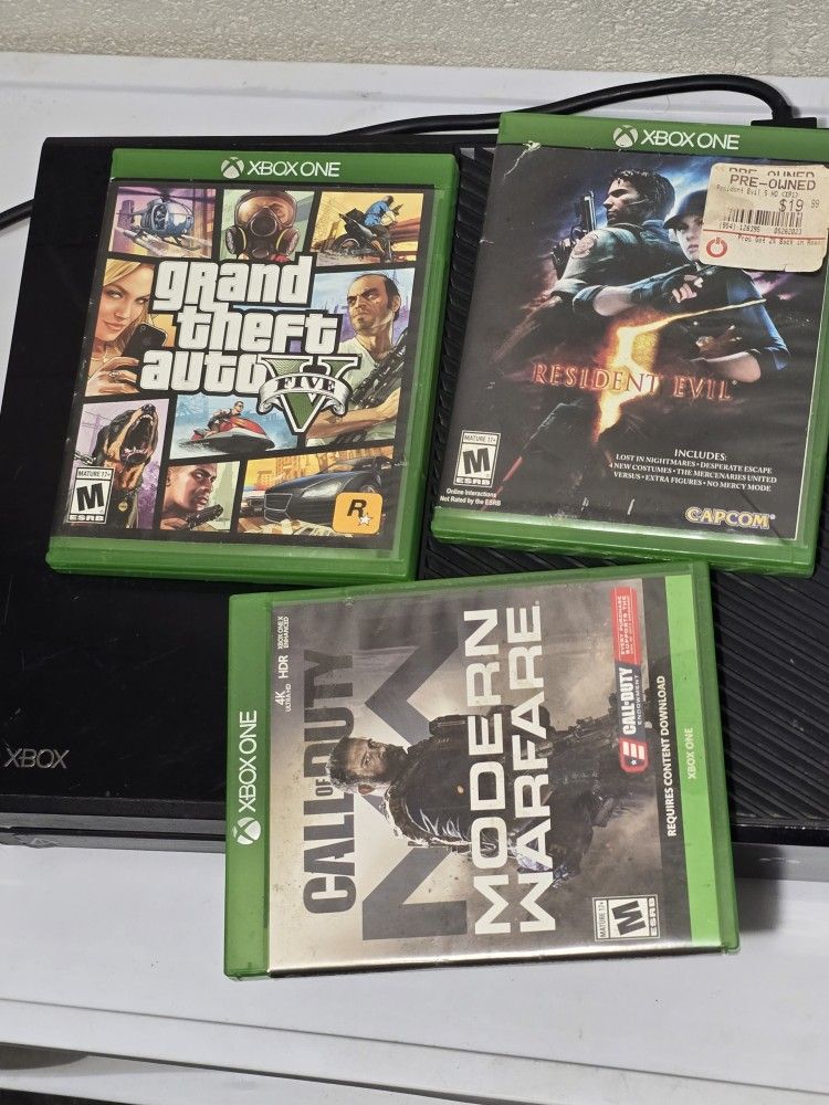 Xbox One With 3 Games