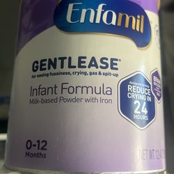 Enfamil Gentlease  infant formula$10 each