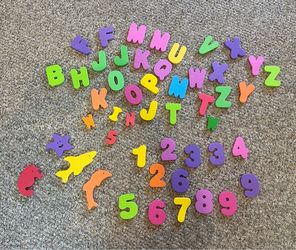 Foam Shapes for Bath Play