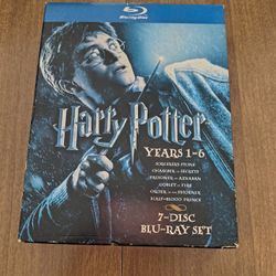 Harry Potter Years 1-6 Blu-ray 7-Disc Set Complete Collection – Tested