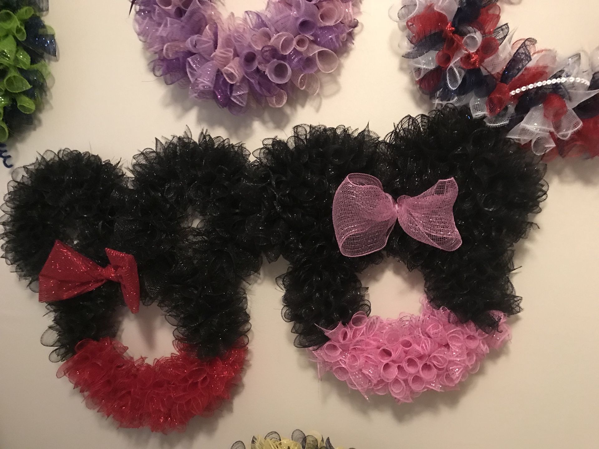 Minnie Mouse wreaths