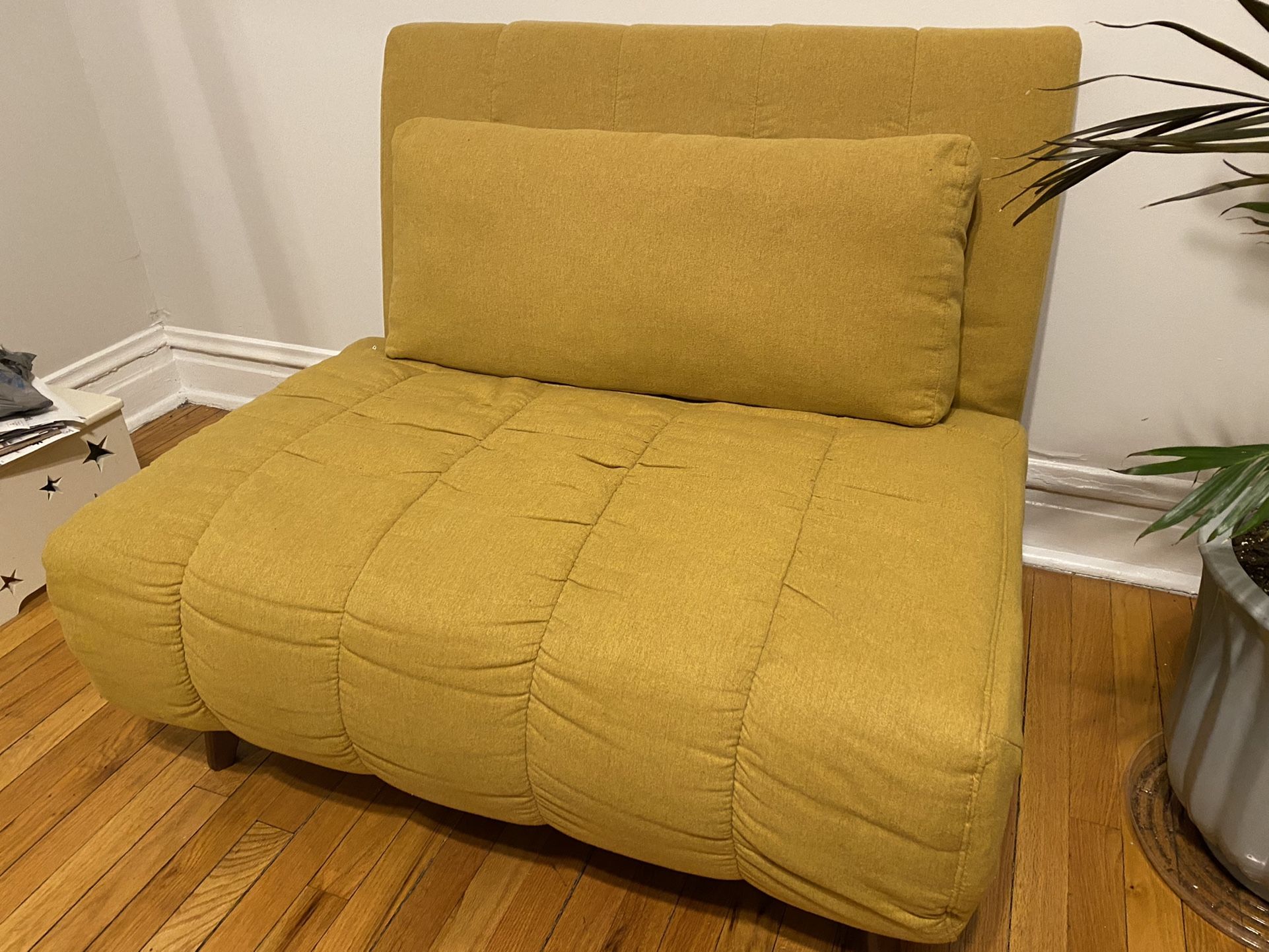 Mustard Sleeper Couch
