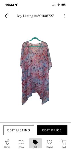 Sheer Mandala Swim Cover Up