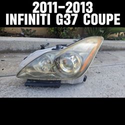 2011/2012/2013 Infiniti G37 Coupe Left Headlight 