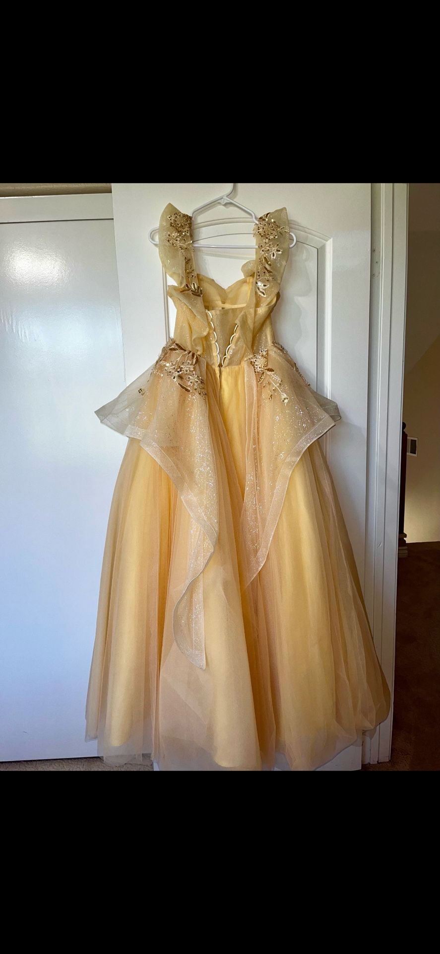 Beautiful Yellow Princess Gown