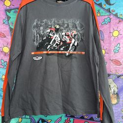men’s XL Harley davidson vintage long sleeve t shirt 