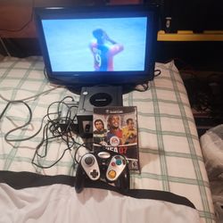 Nintendo GameCube Black Console  Tested And Working