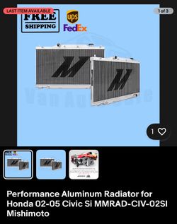 Mishimoto radiator brand new