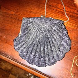 Aalborg Vintage Beaded Clamshell Purse 1(contact info removed)