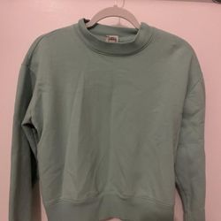 a new day Seafoam Crewneck Pullover
