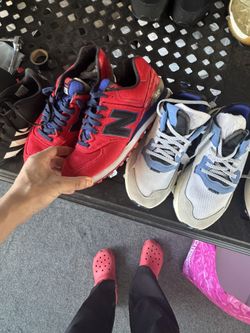 NEW BALANCE MEN'S RUNNING SHOE 574 Men – Red
