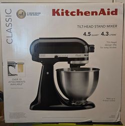 KITCHEN AID Classic Black Stand Mixer