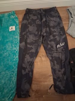 Nike Sportswear Blue Camo Pants Size Large 