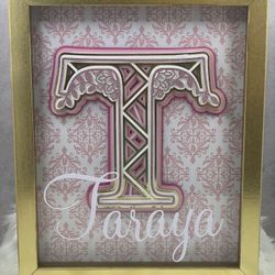 Personalized Letter Mandala