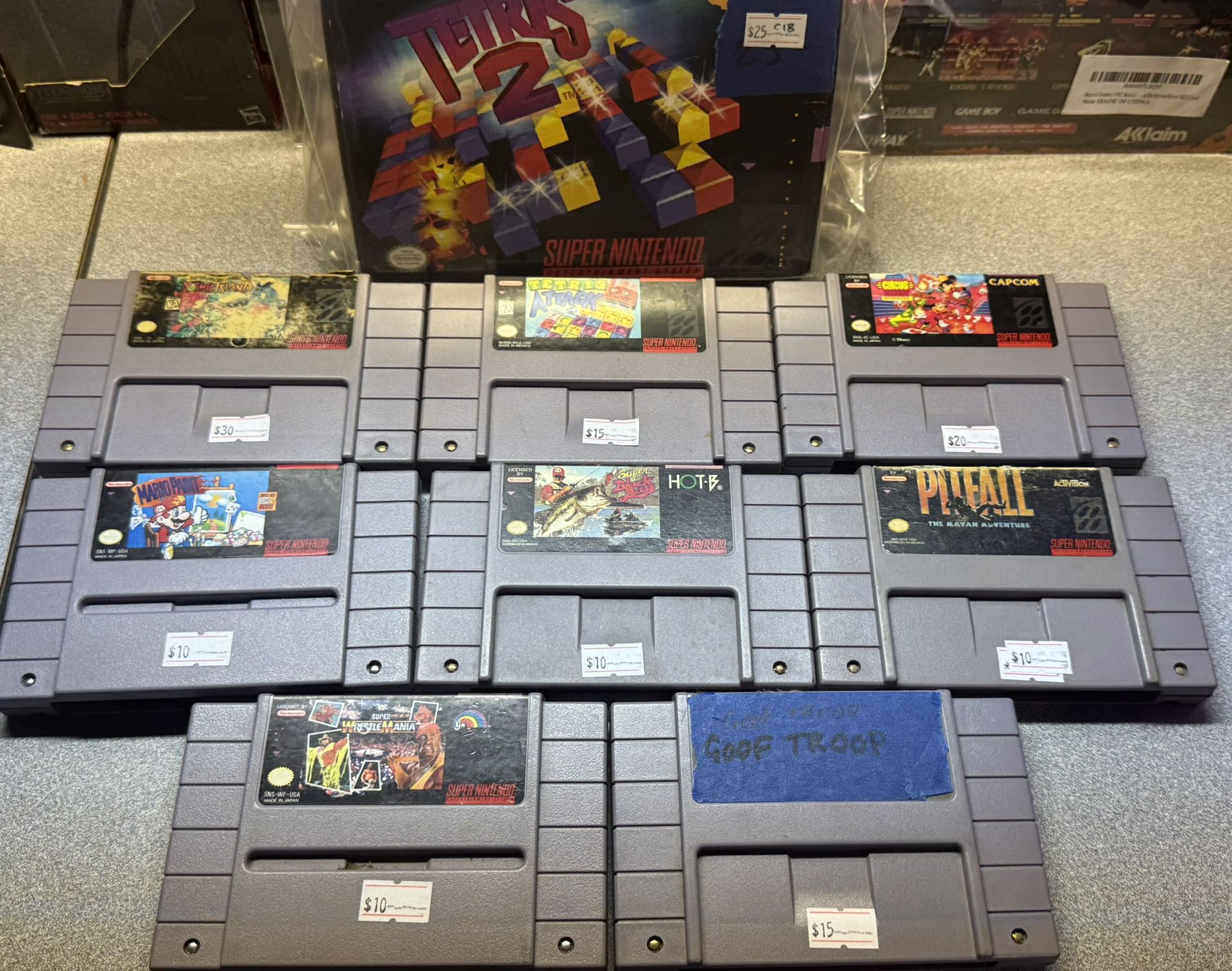Super Nintendo Games -