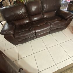 Leather Sofa 