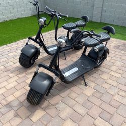TWO (2) Cobra Fat Tire Scooters, 2 Seaters!!! 