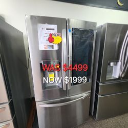 24 Cu. Ft. Smart Wifi Enabled Instaview Door IN Door 