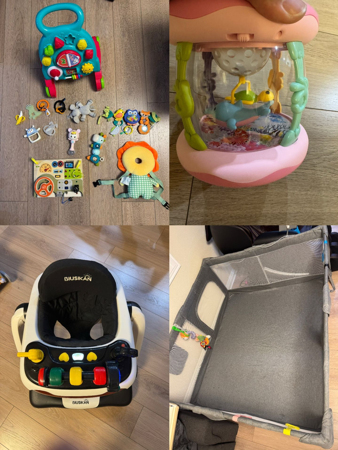 Baby Fences, toys, walkers Like New.