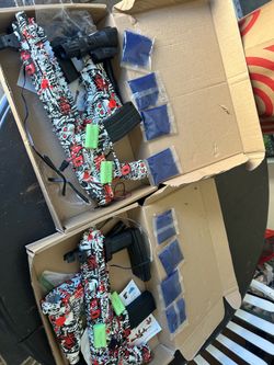 Automatic waterbead gun