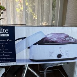 18-quart electric roaster oven. Elite Cuisine ERO-118