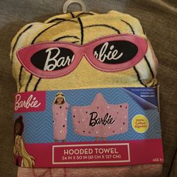 Barbie toddler towel
