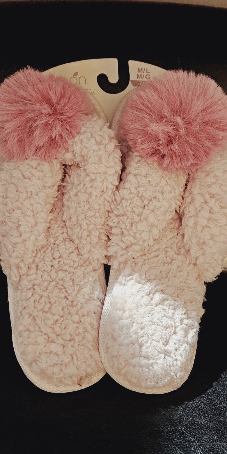 Lemon SHERPA Slippers Sz7/8
