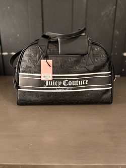 Juicy Couture Black Monogram Duffle Bag
