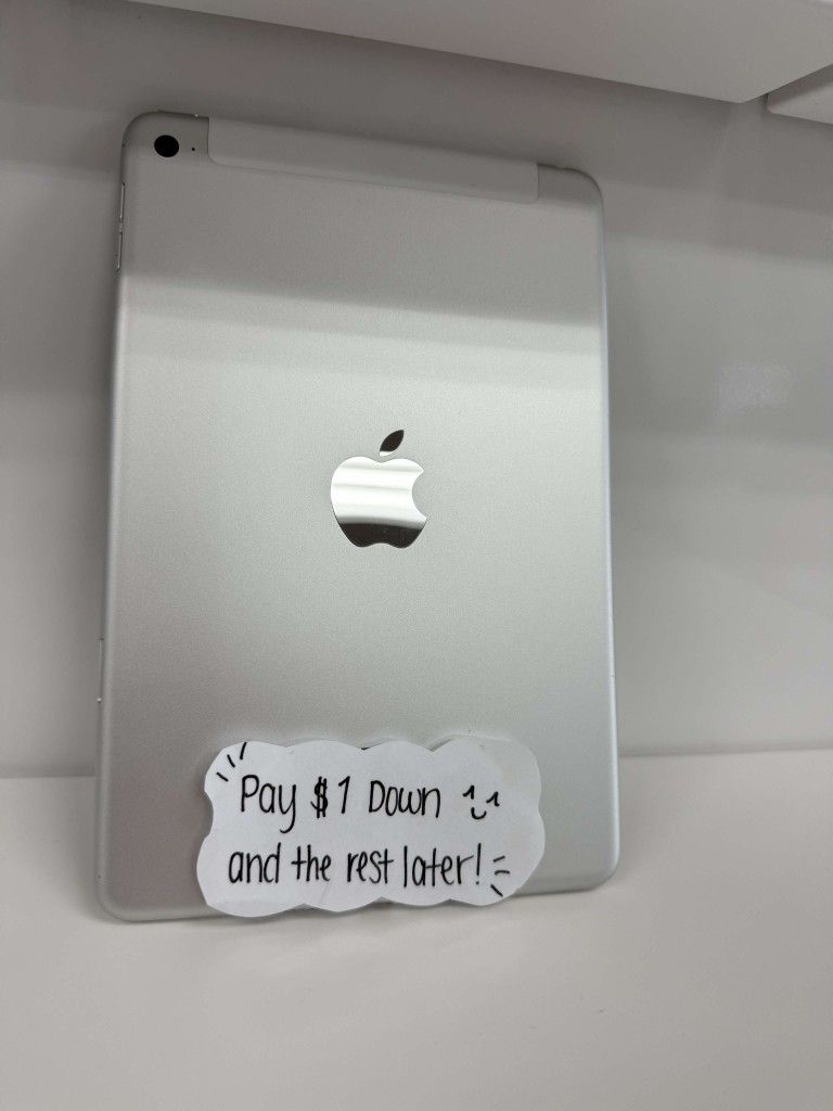 Apple Ipad Mini 4 Tablet - Payments Available - Pay $1 Down To take It home