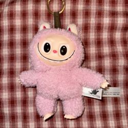Pink Labubu Keychain