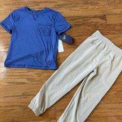 NWT Reebok boys tee & joggee 2pcs set size 6