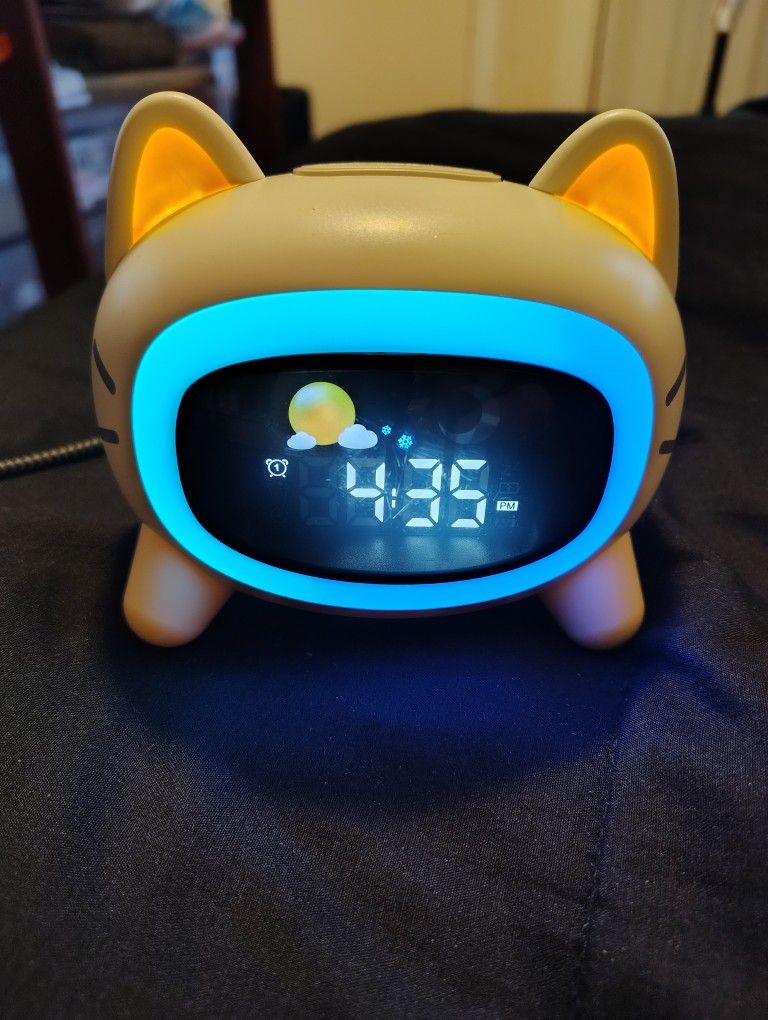 Cat Alarm Clock for Kids