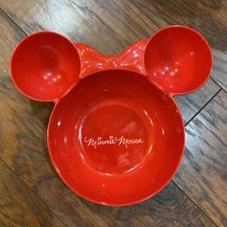 Disney Minnie bowl Red