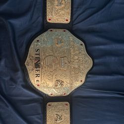BIG GOLD WWE BELT RELEATHERED)