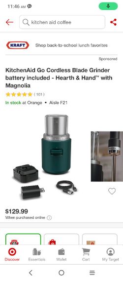 Kitchen Aid Coffee Grinder