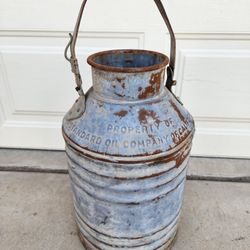 Vintage Standard Oil Company California 5 Gallon Metal Can Petroliana