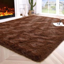 10x14 Brown Shag Rug 