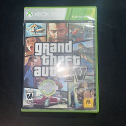 Microsoft Xbox 360 Grand Theft Auto IV No Manual