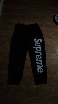 Supreme Black Sweatpants size medium