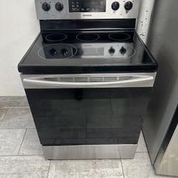 Samsung Electric Stove Five Burners Stainless Steel With Self Clean 