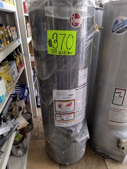 RHEEM 38 GL WATER HEATER