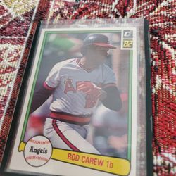 Rod Carew '82 Donruss '82 Donruss Diamond Kings Baseball Cards 