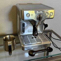 Breville Duo Temp Espresso Machine Model 800ESXL Stainless Steel Price is firm , no holds, cash only  