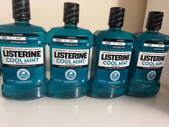 Listerine 1.5L mouthwash 4 bottles for $25