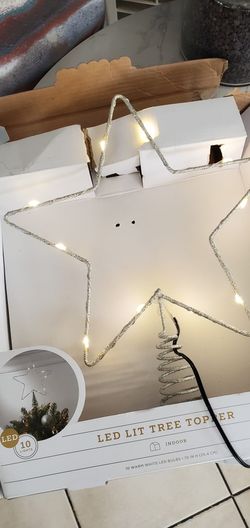 Chritmas Les Lit Tree Topper