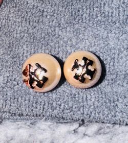 Tory Burch Pink Color Pearl Earrings 