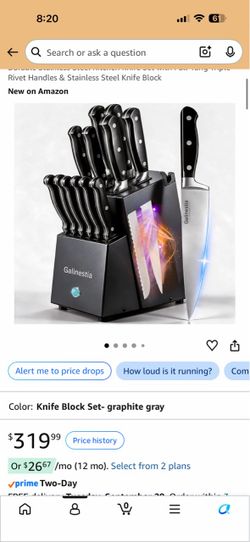 Smart Knife Block Set with 12 Knives