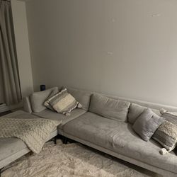 West Elm Wool/Linen Couch