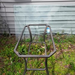 Dining room table and stand