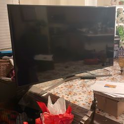 55 Inch Samsung TV With Remote Works Great 